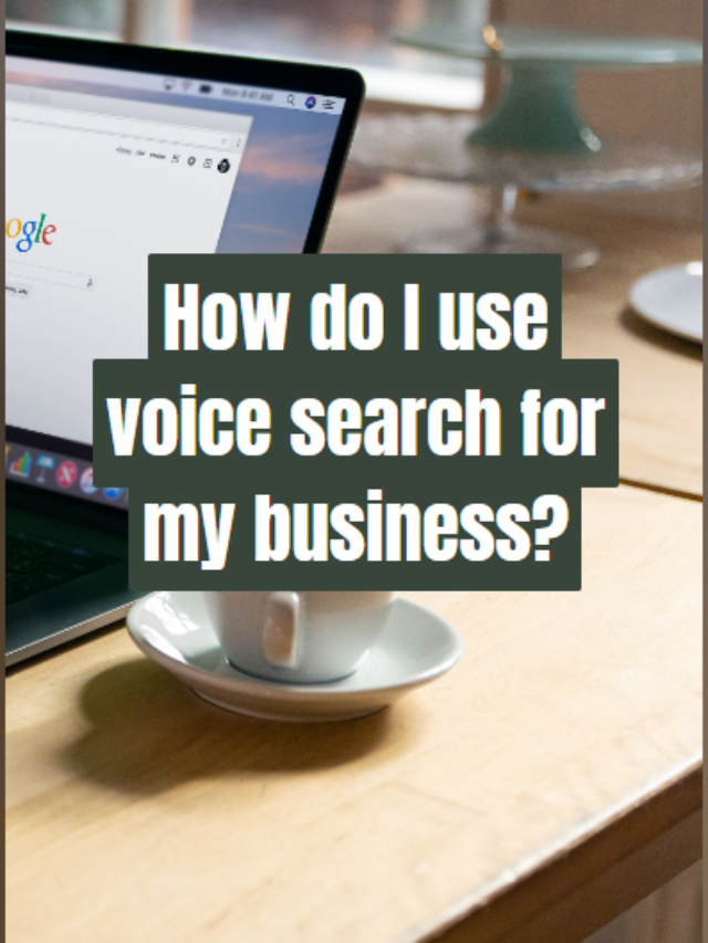How do I use voice search for my business?